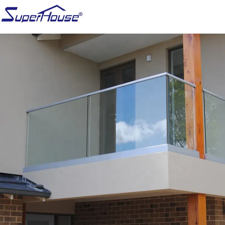 Superhouse hot sale glass railing glass fencing glass balustrade for balcony