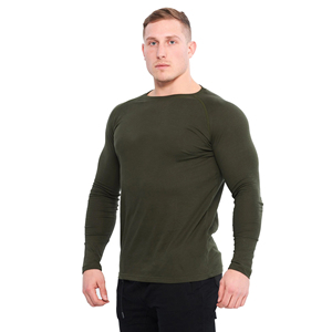 Nouveau dernier décontracté de haute qualité unisexe broderie Logo 100% coton t-shirts à manches longues t-shirt personnalisé - Product Image 6