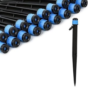 Aspersor Vortex de 18-28 cm con Boquilla Insertable en el Suelo, Rociado de 360 Grados, Caudal Ajustable, para Riego de Jardín - Product Image 3