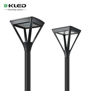 KLED Dış Mekan LED Direk Üstü Sokak Lambası IP66 Alüminyum Alaşımlı Cam Gövdeli Elektrikli Uzaktan Kumandalı Yol ve Kamu Alanları İçin - Product Image 2
