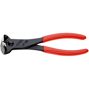 KNIPEX 68 01 180 EAN คีมตัดปลายเคลือบพลาสติกสีดำ 180 มม. ผลิตในประเทศเยอรมนี - Product Image 1