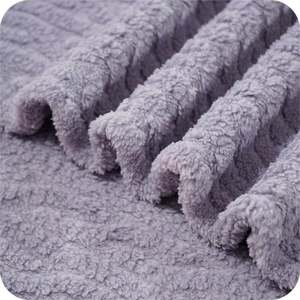 Elegant 3D Jacquard Lavender Soft Fleece Blanket for Home Decoration Fuzzy Soft Cozy Warm Custom Throw Blanket - Product Image 4