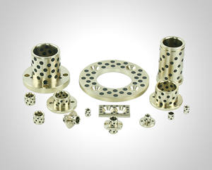 CuPb6Sn6Zn3 البطانات المعدنية ثنائية المعدن الصلب الملفوفة الظهر ثنائية المعدن جلبة تحمل دون Oilless - Product Image 2