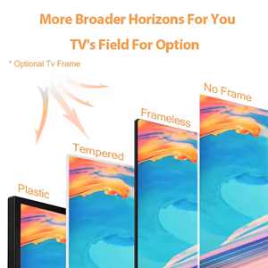 Nouvelle conception QLED 4K UHD 55/<span class=keywords><strong>65</strong></span>/75/85/100 <span class=keywords><strong>pouces</strong></span> Téléviseur intelligent haut de gamme A+ HDR10 Grand angle de vision WIFI Bureau Maison Chambre - Product Image 3