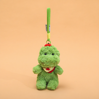 Peluche de Dinosaurio Rizado Personalizado OEM, de Diseño a Pedidos al por Mayor, Juguete de Peluche de Marca Privada con Seis Certificaciones Globales