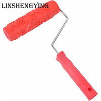 LSY7 ''Texture Roller DIY Decorative Art Pattern Paint Roller Rouleau en caoutchouc pour la décoration des murs, meubles et sols