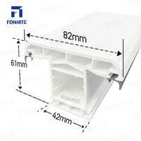Profils en plastique UPVC de qualité supérieure, écologiques et durables, de la série turque personnalisée FONIRTE, fabriqués en Chine, pour portes et fenêtres extérieures