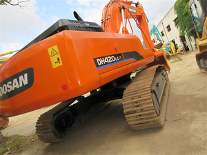 รถขุดตีนตะขาบ Doosan Dh420lc-7 มือสองสำหรับขาย ชิ้นส่วนสำคัญประกอบด้วยมอเตอร์ เครื่องยนต์ เกียร์บ็อกซ์ และปั๊ม - Product Image 6