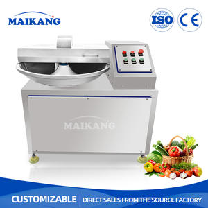 Machine professionnelle de découpe de pois chiches et de viande ; Émulsifiant haute vitesse pour la production de houmous et de pâte de falafel lisses - Product Image 3