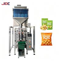 Machine d'emballage automatique à 4 têtes pour granulés, peseuse linéaire, équipement d'emballage de sacs pour aliments, snacks et chips