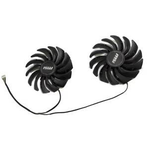 Ventilador de tarjeta de vídeo GPU PLD10010S12HH PLD10010B12HH para refrigeración gráfica MSI RX <span class=keywords><strong>5700</strong></span> <span class=keywords><strong>XT</strong></span> <span class=keywords><strong>GAMING</strong></span> <span class=keywords><strong>X</strong></span> - Product Image 2
