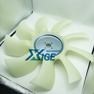 เครื่องยนต์ดีเซล C4.4 423-4010 CS-J5860BO 170916 ใบพัดลม 60 ซม.9 ใบด้านหน้าสําหรับรถขุด E320D2GC E320GC E318D มอเตอร์ - Product Image 3