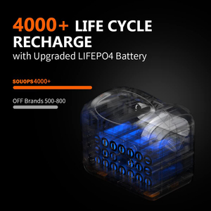 Wholesale Powerstation Lifepo4 Battery Portable Power Station 2000w Charge Generator 1800w off Grid Solar System Complete - Product Image 4