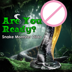 Dildo Manual de Silicona en Forma de <span class=keywords><strong>Cobra</strong></span> para Masturbación Femenina, Súper Grande, Curvo, Suave, con Ventosa, Impermeable - Product Image 3