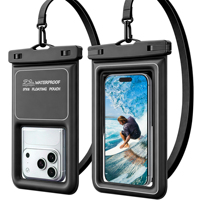 Nouvelle conception de sac de téléphone étanche en PVC, pochette flottante pour sports nautiques, natation, surf, paddle board, kayak, étui pour iPhone