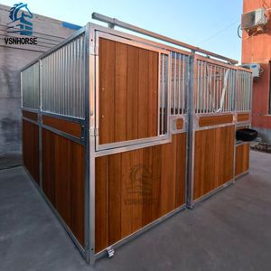 Écurie à <span class=keywords><strong>chevaux</strong></span> classique luxueuse sur mesure de 10 pieds, équipement d'écurie préfabriqué en métal galvanisé, Les <span class=keywords><strong>Chevaux</strong></span> - Product Image 4