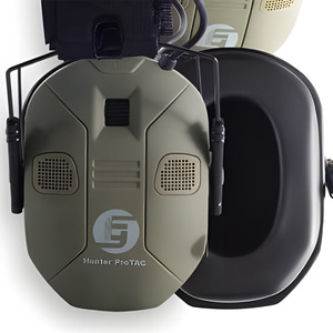 <span class=keywords><strong>Casque</strong></span> anti-bruit électronique professionnel à 4 microphones pour la chasse et l'entraînement, avec protection auditive - Product Image 2
