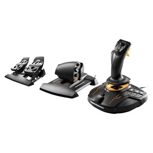 Joystick simulador de vuelo T 16000M Fcs Flight Pack Negro y Naranja 2960782 - Product Image 1