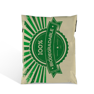 Sobres de poste con cremallera de almidón de maíz 100% biodegradable, a base de plantas, embalaje de plástico Compostable, bolsa de envío - Product Image 6