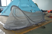 Tente moustiquaire pliante sur mesure pour lit d'appoint extérieur, idéale pour le camping (adultes)