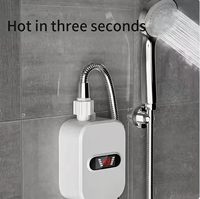 Chauffe-eau instantané pour douche, chauffe-eau électrique, 220V 3500W, chauffe-eau à température constante pour salle de bain