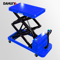 Table élévatrice à ciseaux mobile personnalisée, capacité 200 kg, plateforme de levage manuelle hydraulique