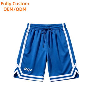 Celana Basket Poliester Custom Cepat Kering Sublimasi Bernapas Celana Atletik Fashion Pria Celana Basket - Product Image 1