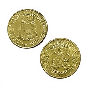 Monedas conmemorativas de estilo antiguo de Checoslovaquia Ducat de 1937, <span class=keywords><strong>1938</strong></span>, 1939, regalos, decoración del hogar - Product Image 4