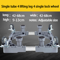 Base mobile robuste 2026 pour machine à laver, support à roulettes pour appareils électroménagers, pièces détachées pour laverie