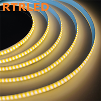 Kit Lampu LED Strip COB Warm White 5V 8mm USB dengan Saklar Sentuh dan Kabel untuk Dekorasi Model Cetak 3D Bambulab, Lampu, Mesin Jahit