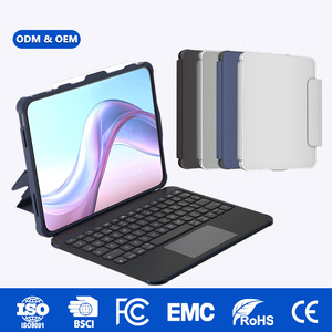 Étui robuste pour clavier USB-C avec pavé tactile, coins renforcés et bordure surélevée, protection anti-chute pour iPad A16 11 pouces - Product Image 6