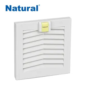 NTL-FL152 naturel facile à changer le filtre de ventilateur AC de l'armoire de filtre largement utilisé dans les panneaux de commande, boîtes de jonction