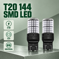 Ampoule LED de voiture HSSH 21W T20 3014 144SMD 12V 24V Blanc Jaune Rouge Ampoule de remplacement universelle pour voiture