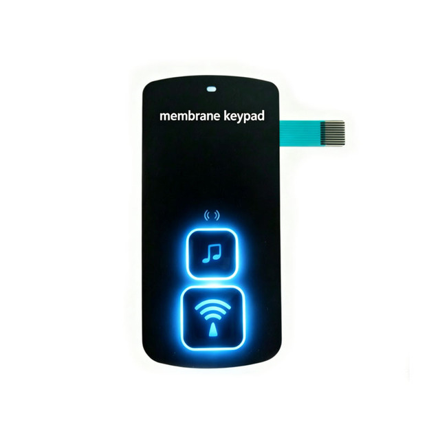 LED Backlighting Embossing Domes Membrane Panel Switch for Home Appliances with Customized Design