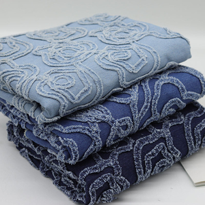 Nuovo Arrivo Tessuto Denim Stile 3D con Fiori di Rosa per Jeans, Giacche, Tute, Pantaloni in <span class=keywords><strong>Pizzo</strong></span>, Tessuto Denim Ricamato - Product Image 1