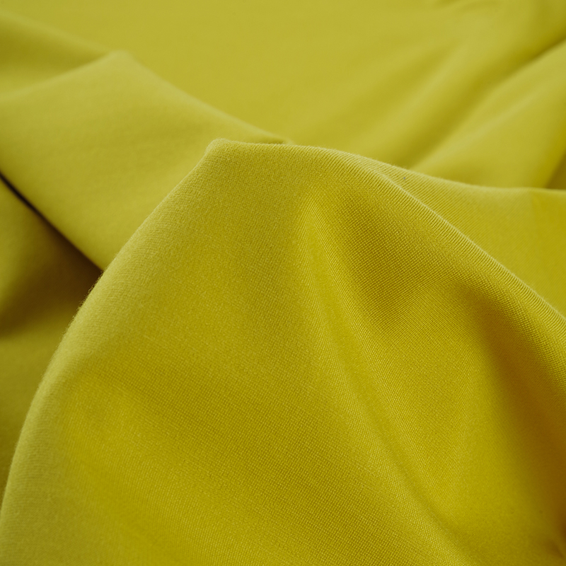 60% Nylon 34% Rayon 6% Spandex Stretch Nylon Fabric 220GSM Ponte Roma Knit Plain Dyed for Dresses Suits Pants and Coordinates