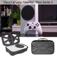 Étui de rangement EVA pour console de jeu Xbox Series S/X, résistant à l'eau, avec fermeture éclair, boîte de transport portable, légère, décontractée, protectrice