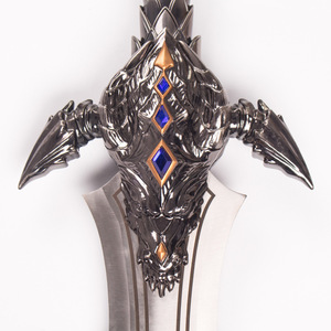 Espada de Garra de Dragón Frostmournful de World of <span class=keywords><strong>Warcraft</strong></span>, Espada Totalmente Metálica de 108 cm, 4 kg, Modelo de Arma, Decoración del Hogar, Artículo CSO para Exhibición - Product Image 2