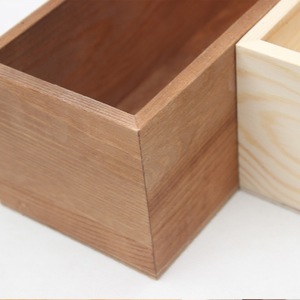 Wooden Storage <b>Boxes</b> Rectangular Desktop Organizers Office Desk Trays No Lid Large Open Top Toolbox Shandong Made - Product Image 2