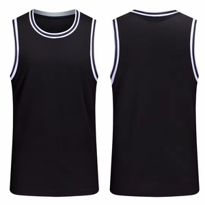 Maillot de basket-ball personnalisé de haute qualité, 100% polyester, sans manches, tissu en maille, service OEM/ODM - Product Image 4