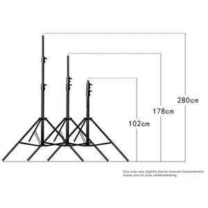 <span class=keywords><strong>2</strong></span>,8 m dicker und breiter bodens teh ender Live-Streaming-Ständer Fotografie Stativ Metall feder puffer Stoßdämpfer-Verlängerung ständer - Product Image 3