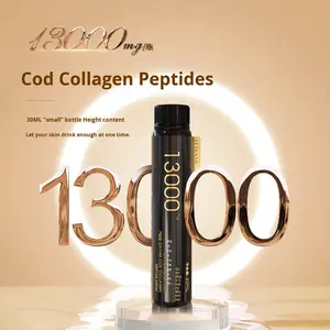 Huile de collagène de poisson <span class=keywords><strong>sauvage</strong></span> 13000, peptide de collagène de morue, qualité alimentaire, chlorophylle 98%, traitement OEM, PQQ, marque privée, source d'usine - Product Image 2