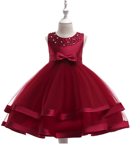 Vendita calda di pizzo per ragazze abiti da sera per cena abiti da ragazze di fiori nuovi abiti eleganti in pizzo per bambini - Product Image 3