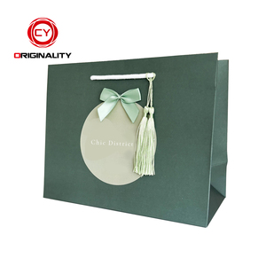 <span class=keywords><strong>Profumo</strong></span> lilla Carriage corda Manila Roll Logo astratto sacchetto di carta patta - Product Image 2