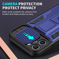 Housse antichoc avec support caché PC + TPU Armor Style coque de téléphone pour Realme C35 4G C21Y C25Y C20 C15 C11 2021