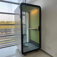 Cabines et boxes acoustiques modulaires modernes insonorisées pour hôtels et bureaux