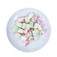 Groothandel Oem Kleurrijke Fruitige Twist Zoete Hartvormige Mini Marshmallow Gevriesdroogde Candy Marshmallow