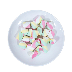Vente en gros OEM <span class=keywords><strong>Mini</strong></span> guimauve en forme de cœur fruité coloré torsadé Guimauve bonbons lyophilisés - Product Image 4