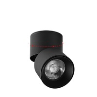 Downlight à LED noir 110V 220V Plafond 7W 10W 15W Spot Lampe Salle de bain Cuisine Intérieur Surface Monté Led Downlight