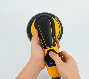 Sander électrique professionnel de 6 pouces 350W pour le ponçage de la carrosserie automobile avec régulation à 7 vitesses et tube d'aspiration de poussière - Product Image 4